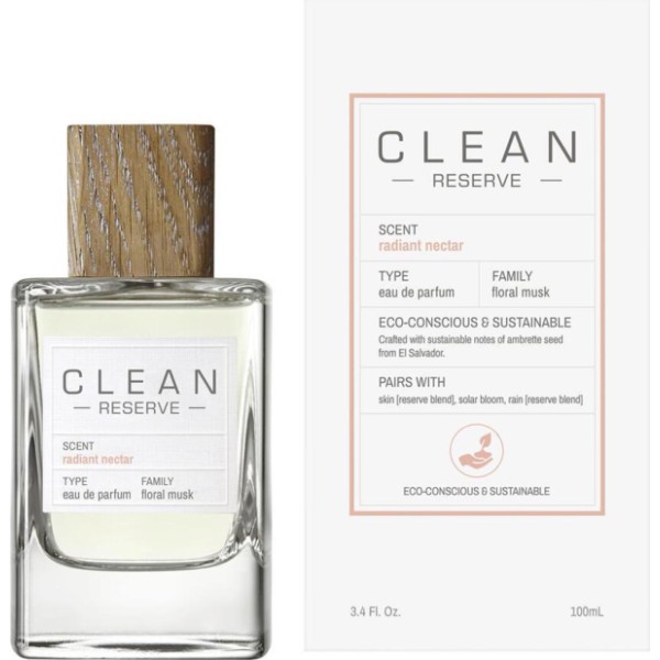 Clean reserve radiant nectar eau de parfum 50ml vaporizador